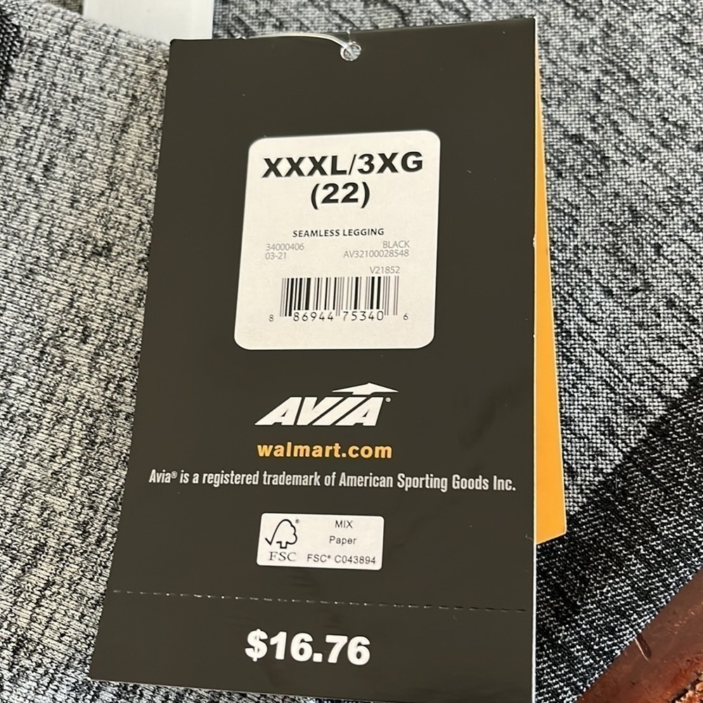 Avia Woman’s plus size leggings - Picture 7 of 7